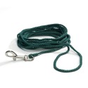 Longe ronde en nylon verte pour chien | 5 ou 10 m : Longueur:5 m x 6 mm