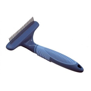 Râteau dents tournantes pour brosser et éliminer les poils morts chien ou chat