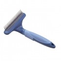 Râteau dents tournantes pour brosser et éliminer les poils morts chien ou chat : Dents peignes, brosses:1 rangée de 20 dents courtes pivotantes