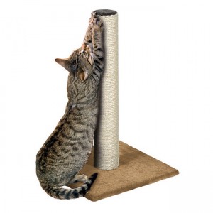 Grand griffoir pour chat avec un poteau en sisal