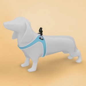 Harnais confort TRE PONTI pour chien avec cordon de serrage | Bleu ciel
