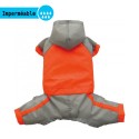 Combinaison souple imperméable pour chien avec 4 pattes FLUO : Taille:XS - Dos 18 à 21 cm. Chien 1,5 kg.