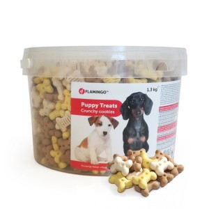 Seau de biscuits pour chiot mix minis os puppy | 1.3 kg