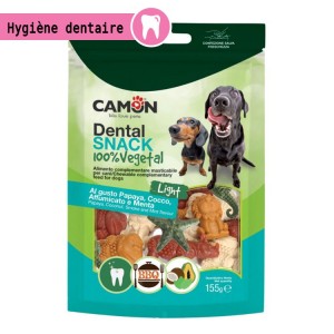 Sachet de friandises pour chien végétales animaux saveurs papaye, coco, BBQ et menthe