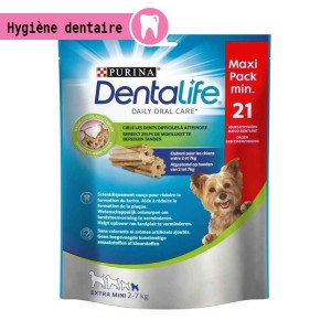 Bâtonnets à mâcher DentaLife Maxi Pack | Friandise pour chien de 2 à 7 kg | PURINA