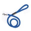 Laisse corde ronde en nylon réfléchissante pour chien : Couleur:Bleu