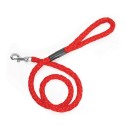 Laisse corde ronde en nylon réfléchissante pour chien : Couleur:Rouge vif