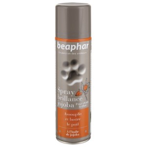 Spray brillance à l'huile de jojoba |Chien et chat | BEAPHAR