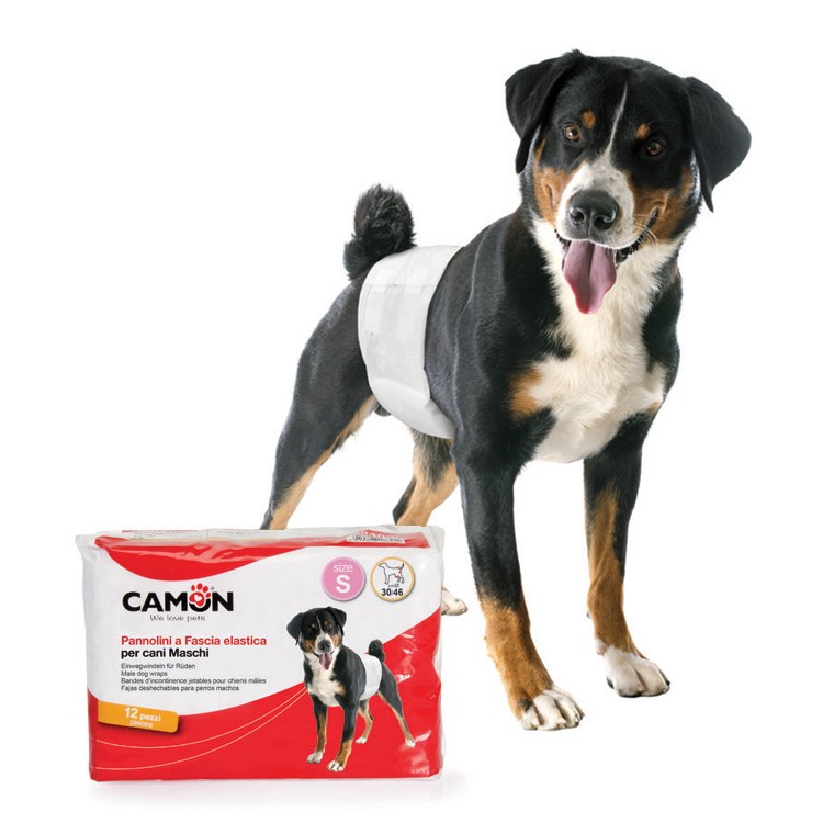 12 Couches Jetables Pour Chien Male Marquage Urinaire Et Incontinence