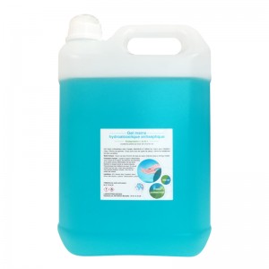 Gel hydroalcoolique désinfectant pour les mains sans rinçage | 5 L.