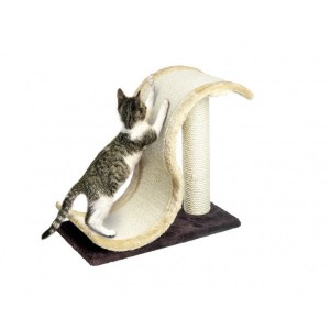 Griffoir pour chat en forme de vague en sisal