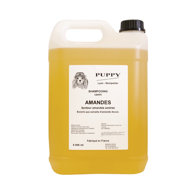Shampoing nourrissant pour chien Amande PUPPY