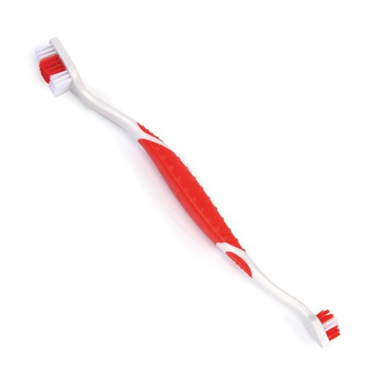 Brosse A Dents Double Pour Chien Et Chat