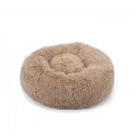 Coussin apaisant ultra doux pour chien et chat | Beige : Diamètre:Diamètre 50 cm x épaisseur 20 cm