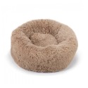 Coussin apaisant ultra doux pour chien et chat | Beige : Diamètre:Diamètre 60 cm x épaisseur 23 cm