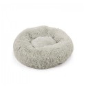 Coussin apaisant ultra doux pour chien et chat | Gris clair : Diamètre:Diamètre 50 cm x épaisseur 20 cm