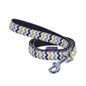 Laisse pour chien en nylon et tissu ZIG ZAG| BOBBY : Taille:T1 - 100 cm x 10 mm