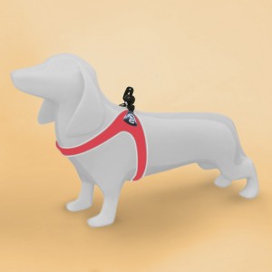Harnais confort TRE PONTI pour chien avec cordon de serrage | Rouge
