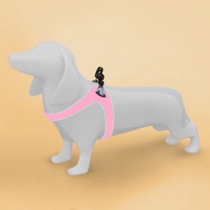 Harnais confort TRE PONTI pour chien avec cordon de serrage | Rose