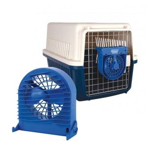 Ventilateur pour cage de transport chien et chat