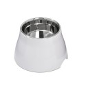 Gamelle haute pour chien à longues oreilles SPLASH BOBBY | 520 ml : Couleur:Blanc