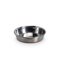 Gamelle en inox DURAPET pour chien et chat | Solide et lourde : Diamètre:Ø 11,5 cm. 180 ml.