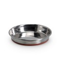 Gamelle en inox DURAPET pour chien et chat | Solide et lourde : Diamètre:Ø 13,5 cm. 240 ml.