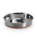 Gamelle en inox DURAPET pour chien et chat | Solide et lourde : Diamètre:Ø 16 cm. 450 ml.