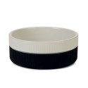 Gamelle pour chien en céramique et silicone | 700 ml : Couleur:Noir