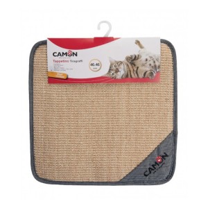 Tapis griffoir chat en sisal carré de 46 cm