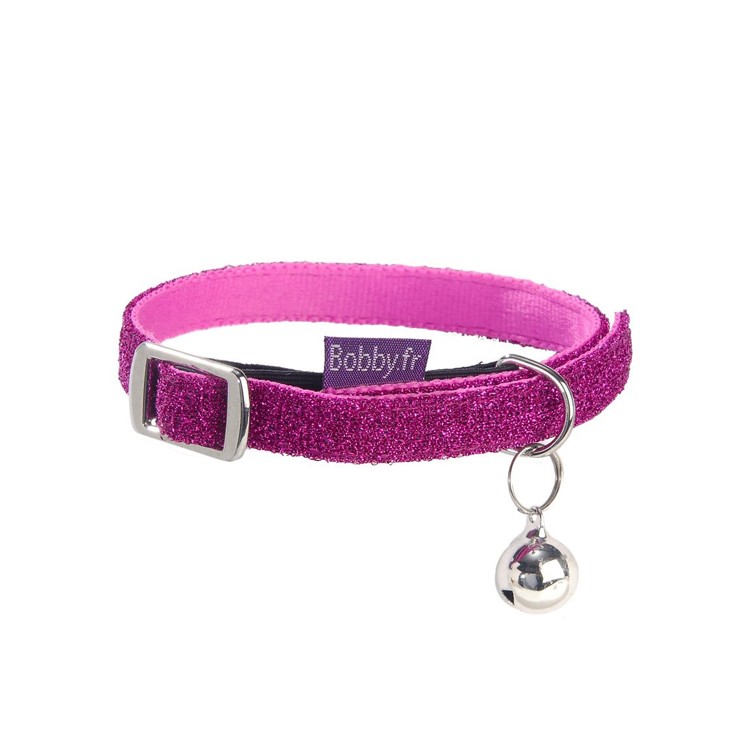 Collier Chat En Nylon Paillete Bobby Disco Collier Chat En Nylon Paillete Bobby Disco