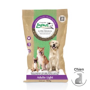 Croquettes naturelles pour chien en surpoids | LUPUS EXPERT Adulte Light