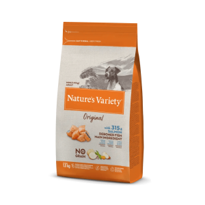 Croquette Chien Original No Grain Saumon Mini Adult Pour Chien de Petite Taille - Nature's Variety