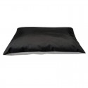 Coussin imperméable rectangulaire noir/gris clair : Dimension:80 x 50 x h.15 cm