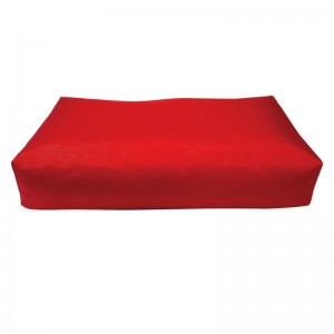 Matelas imperméable rectangulaire rouge