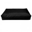 Matelas imperméable rectangulaire noir : Dimension:80 x 50 x h.15 cm