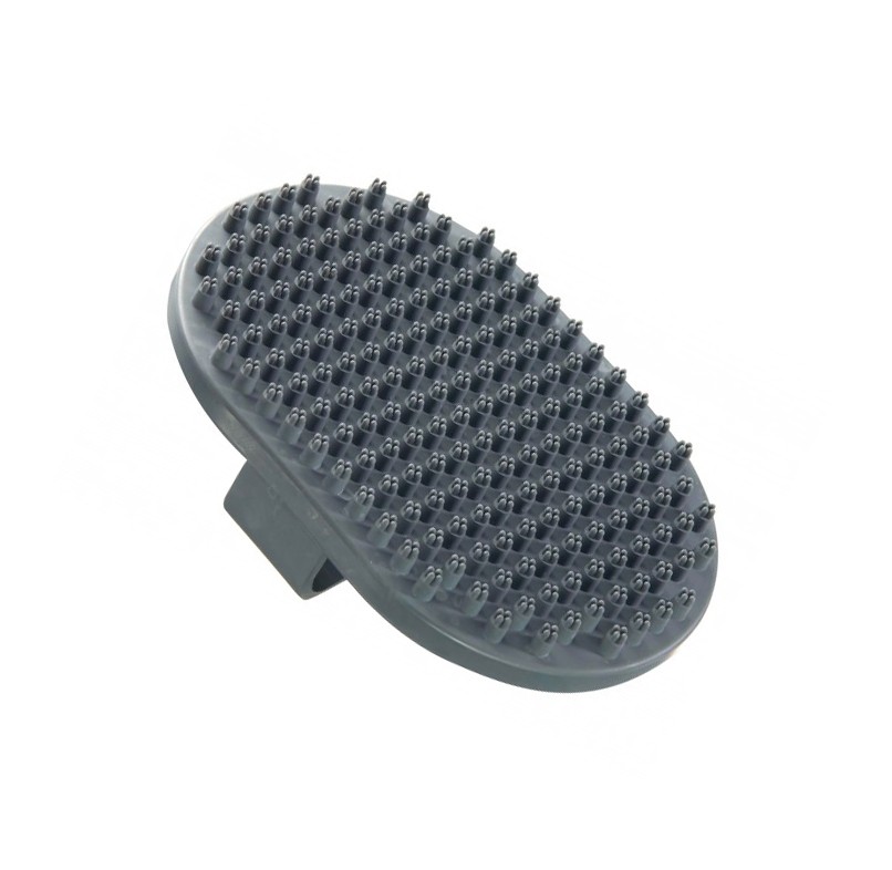 Brosse Ovale En Caoutchouc Pour Eliminer Les Poils Morts Et Masser Votre Chien Ou Votre Chat