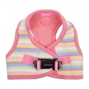 Pinkaholic MAIRE | Harnais veste chien rayé | ROSE : Taille:S. Cou 21 cm, Poitrail 31 cm