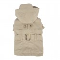 Trench-coat pour petit chien Pinkaholic CLARIS | Beige : Taille manteau Pinkaholic:S. Cou 24 cm, Poitrail 34 cm, Dos 22 cm