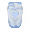 Pinkaholic sweat à capuche ANIKA | BLEU : Taille  TSHIRT Pinkaholic :S. Cou 22 cm, Poitrail 33 cm, Dos 19 cm