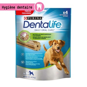 DentaLife PURINA | Friandise à mâcher Sticks dentaires au poulet | Chien et chiot de 25 à 50 kg