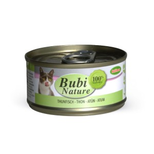 Boite de pâtée pour chat 70 g | Bubinature 100% produits naturels | Pâtée Thon
