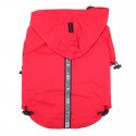 Imperméable respirant BASE JUMPER rouge | PUPPIA : Taille PUPPIA:S. Cou 22/23 cm, Poitrail 32/34 cm, Dos 17/19 cm