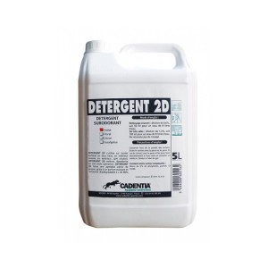 Détergent surodorant 2D nettoie et désodorise toutes les surfaces. 5 L.