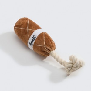 Jouet peluche saucisson + corde | BANDIT