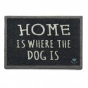 Tapis HOME DOG gris : Couleur:Gris foncé, Longueur:75 cm x 50 cm