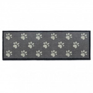 Tapis long grosses pattes gris clair