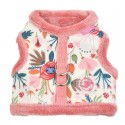 Harnais veste FLEUR - PINKAHOLIC rose : Taille:S. Cou 20 cm. Poitrail 29 cm