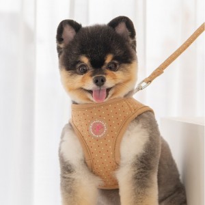 Harnais veste pour petit chien Pinkaholic MILA | Beige