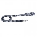 Laisse pour chien Tre Ponti classique | Camouflage nylon : Couleur:Noir